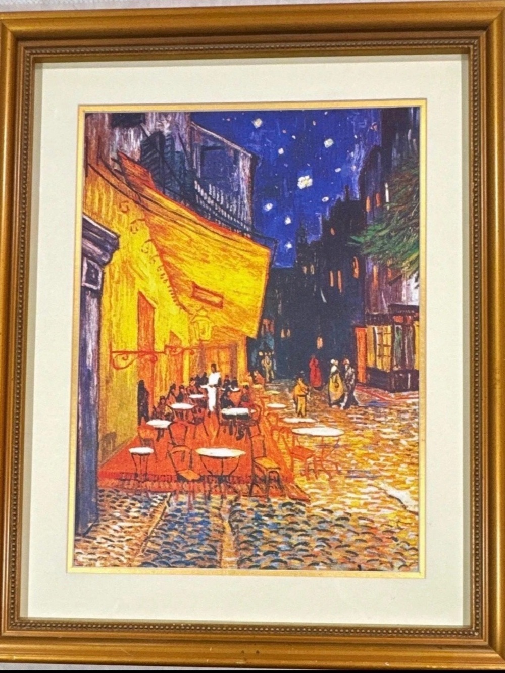 The Museum Collection Cafe Terrace at Night Gallery Framed Art Print Framed Art